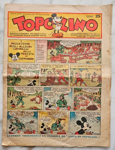 Topolino giornale n 194 - giornale,
