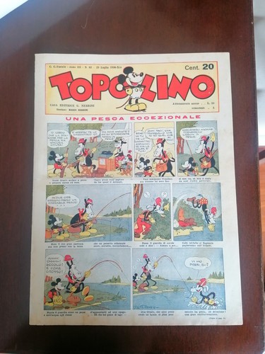 Topolino giornale nerbini - nerbini, n.83