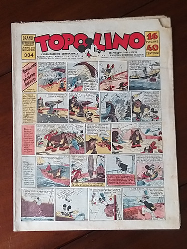 Topolino giornale 334 - **topolino,