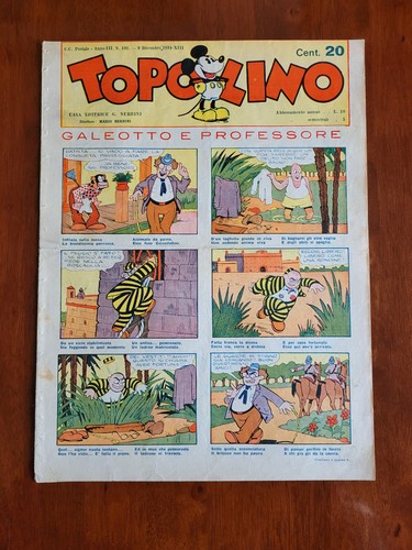 Topolino giornale 102 - topolino, anno