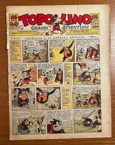 Topolino giornale 269 anno - giornale, n°