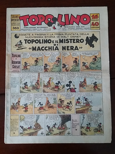 Topolino giornale 353 - **topolino,