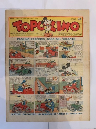 Topolino giornale 171 anno - topolino,