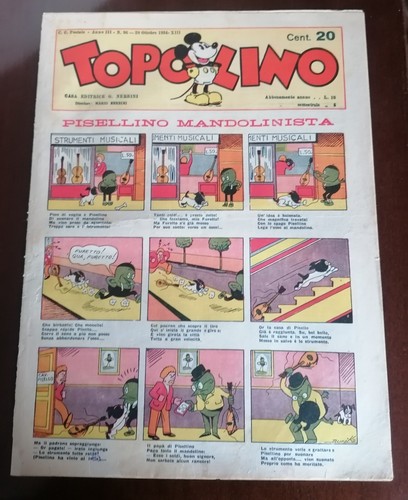 Topolino giornale nerbini - giornale,