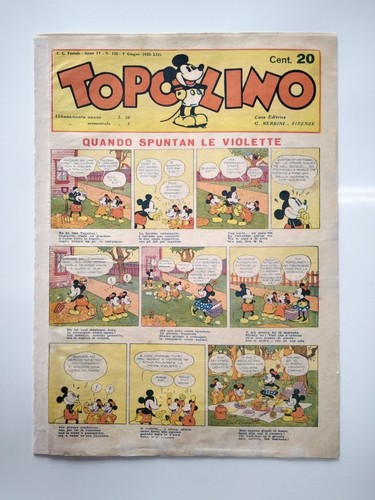 Topolino giornale nerbini - giornale,