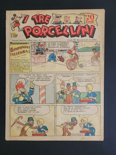 Tre porcellini giornale - tre,