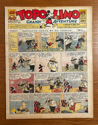 Topolino giornale 297 anno - topolino,