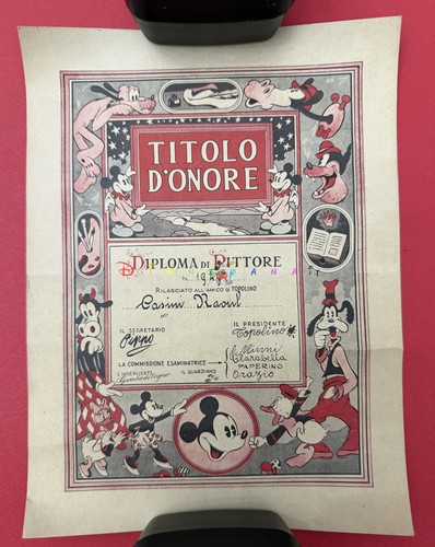 Titolo onore pittore - d',